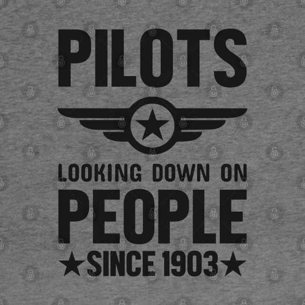 Funny Aviation Design: Pilots Looking Down On People Since 1903 by TwistedCharm